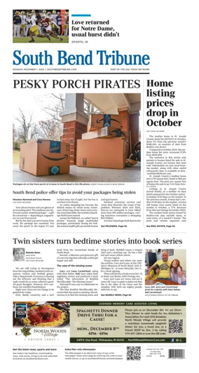 Cover of South Bend Tribune