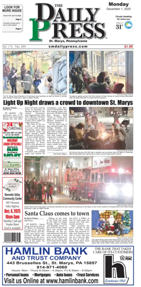 Cover of The Daily Press