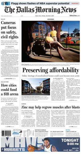 Cover of The Dallas Morning News