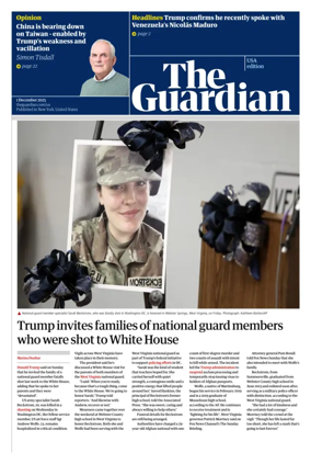 Cover of The Guardian (USA)