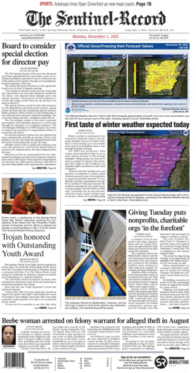 Cover of The Sentinel-Record