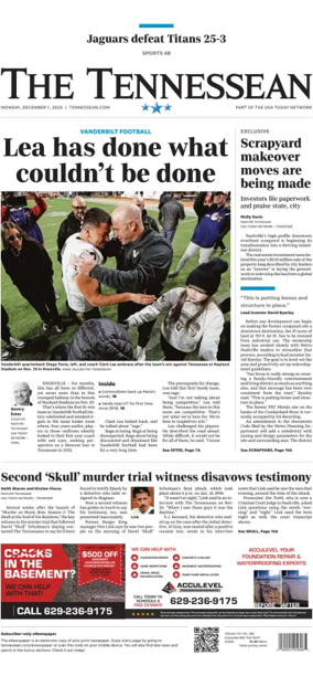 Cover of The Tennessean