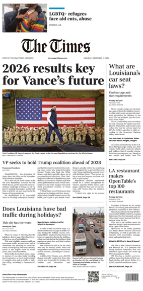 Cover of The Times (Shreveport)