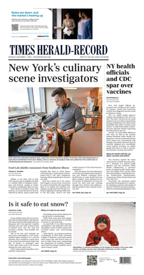 Cover of Times Herald-Record