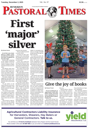 Cover of Deniliquin Pastoral Times