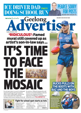 Cover of Geelong Advertiser