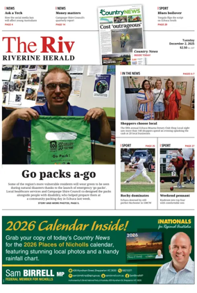 Cover of The Riverine Herald
