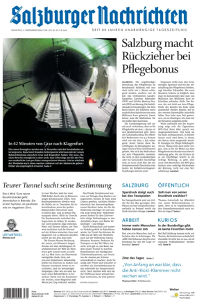 Cover of Salzburger Nachrichten