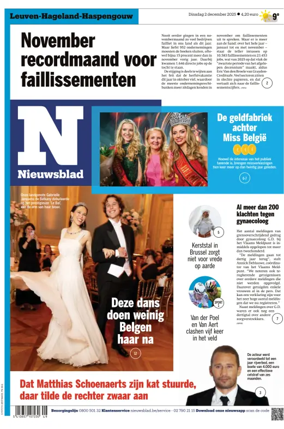 Cover of Het Nieuwsblad