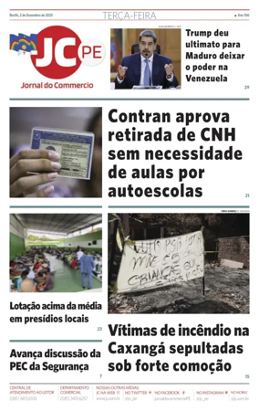 Cover of Jornal do Commercio