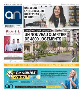Cover of Acadie Nouvelle