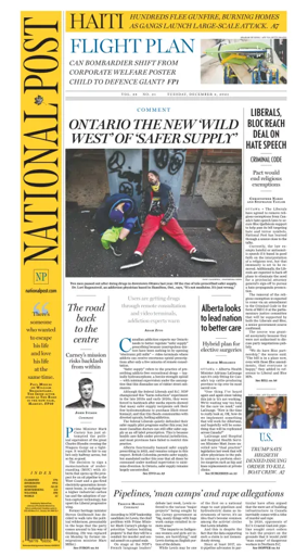 Cover of National Post - (National Edition)
