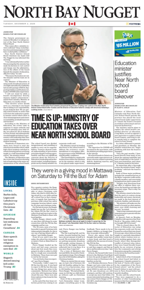 Cover of North Bay Nugget
