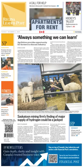 Cover of Regina Leader-Post