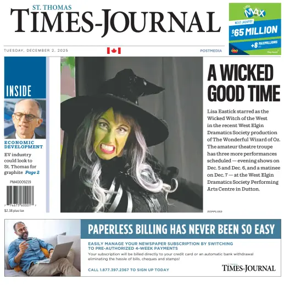 Cover of St. Thomas Times-Journal
