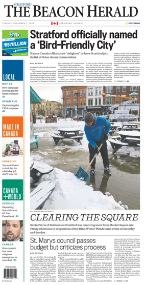 Cover of The Beacon Herald