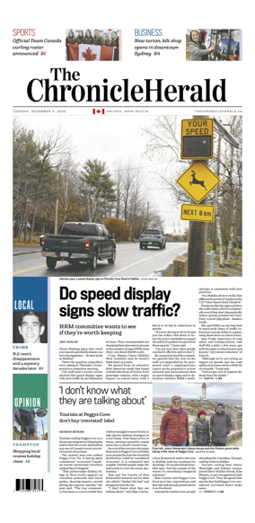 Cover of The Chronicle Herald (Provincial)