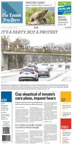 Cover of The London Free Press