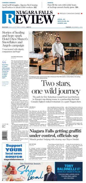 Cover of The Niagara Falls Review