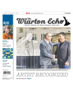 Cover of Wiarton Echo