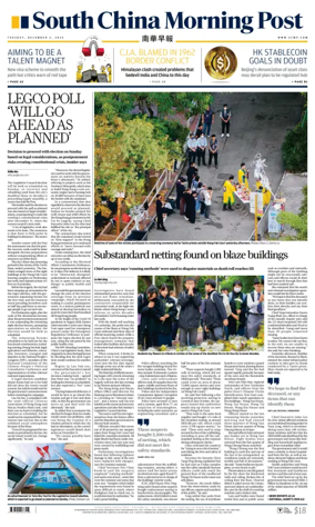 Cover of South China Morning Post