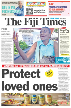 Cover of The Fiji Times