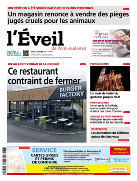 Cover of L'Éveil de Pont-Audemer