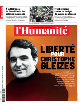 Cover of L'HUMANITE