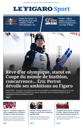 Cover of Le Figaro Sport
