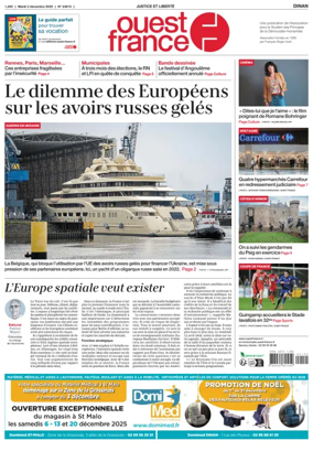 Cover of Ouest France (Dinan)