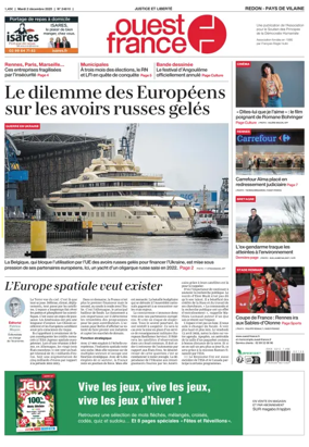 Cover of Ouest France (Redon / Pays de Vilaine)