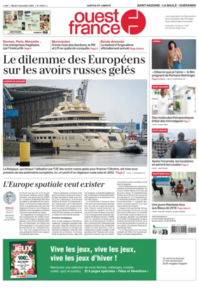 Cover of Ouest France (Saint-Nazaire)