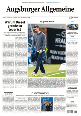 Cover of Augsburger Allgemeine (Ausgabe Stadt)