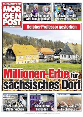 Cover of Chemnitzer Morgenpost