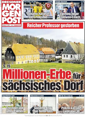Cover of Dresdner Morgenpost