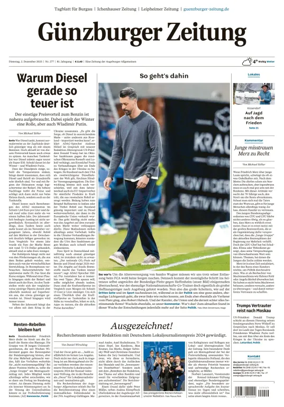 Cover of Guenzburger Zeitung