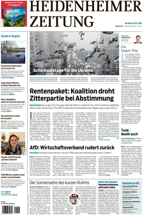 Cover of Heidenheimer Zeitung