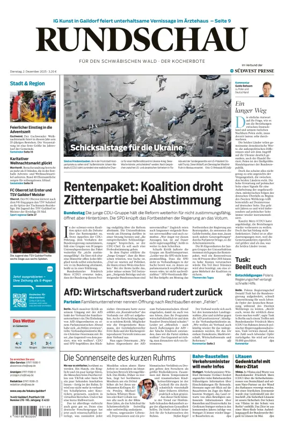 Cover of Rundschau für den Schwäbischen Wald – Der Kocherbote