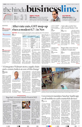 Cover of BusinessLine (Chennai)