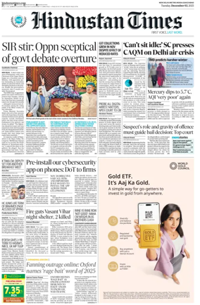 Cover of Hindustan Times ST (Noida)
