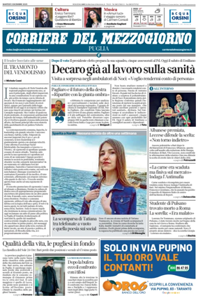 Cover of Corriere del Mezzogiorno (Puglia)