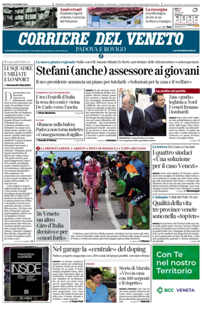 Cover of Corriere del Veneto (Padova e Rovigo)