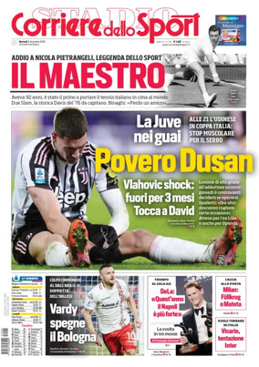 Cover of Corriere dello Sport