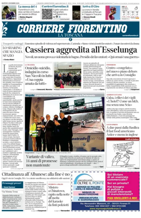 Cover of Corriere Fiorentino