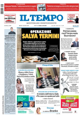 Cover of Il Tempo (Nazionale)