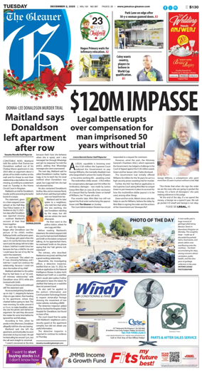 Cover of Jamaica Gleaner