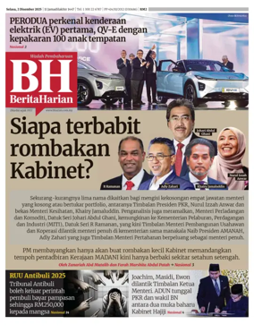 Cover of Berita Harian