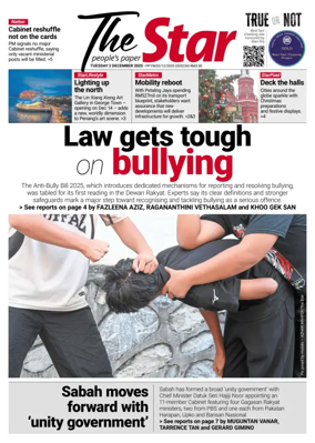 Cover of The Star Malaysia