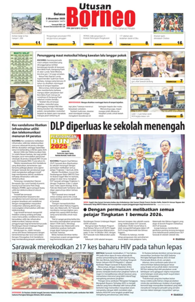 Cover of Utusan Borneo (Sarawak)
