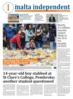 Cover of Malta Independent